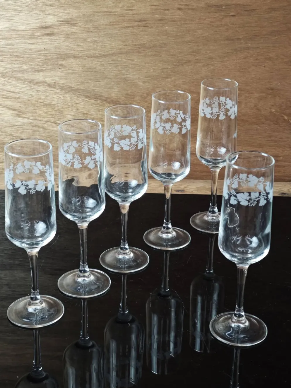 Lot de 6 flutes à champagne Luminarc Gourmet modèle "Grabè"