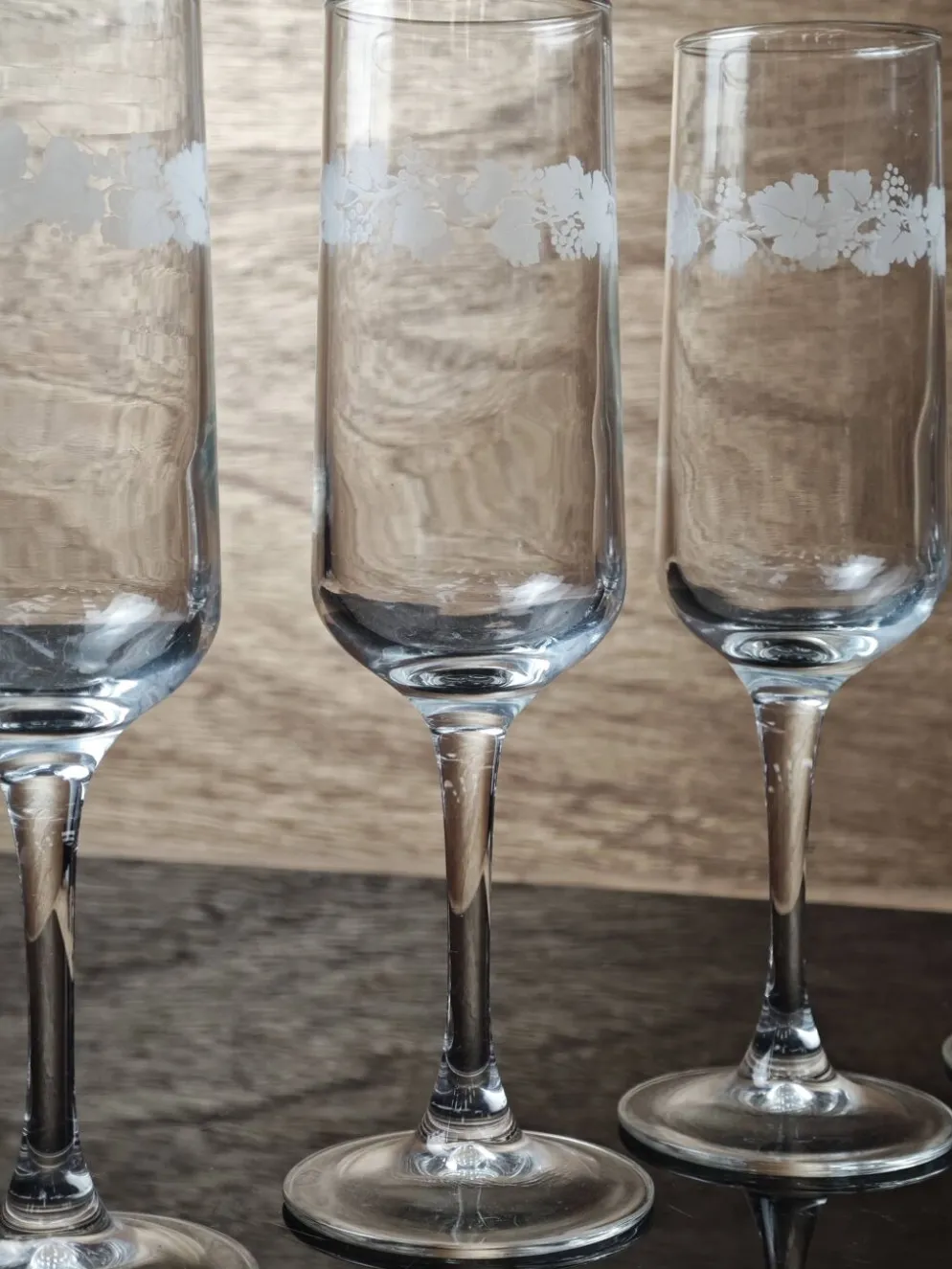Lot de 6 flutes à champagne Luminarc Gourmet modèle "Grabè"
