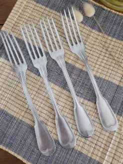 Lot de 4 fourchettes décor à filet