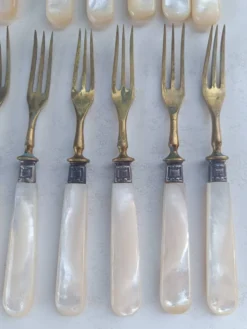 Lot de fourchettes à dessert