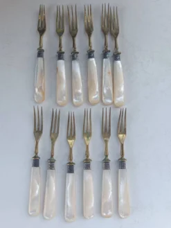 Lot de fourchettes à dessert