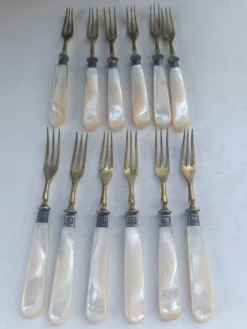 Lot de fourchettes à dessert