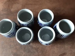 Lot de 6 gobelets céramique artisanal