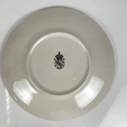 Lot de 5 grandes tasses avec soucoupes, modèle Réverbère par KG Lunéville