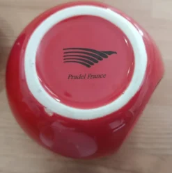 Lot de 6 grands mugs Pradel France – design rétro pop / Space Age – mu