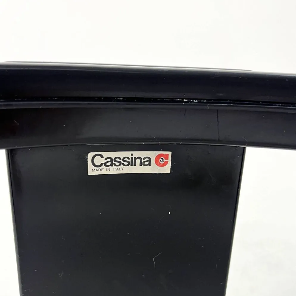 Lot de 2 large tables gigognes réversibles par G. Frattini pour Cassina, 70