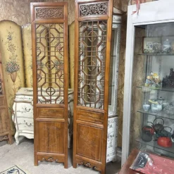 Lot de 2 panneaux vietnamiens