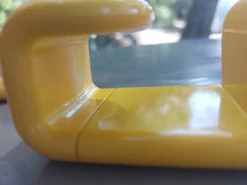 Lot de 2 patères Gedy jaunes – Makio Hasuike – Italie – années 70