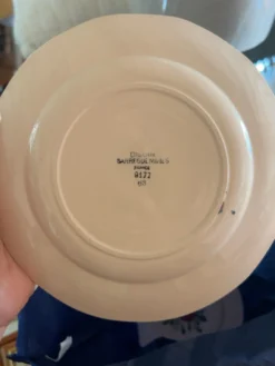 Lot de 6 petites assiettes à dessert Digoin Sarreguemines 9177