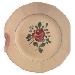 Lot de 6 petites assiettes à dessert Digoin Sarreguemines 9177