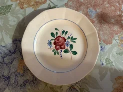 Lot de 6 petites assiettes à dessert Digoin Sarreguemines 9177