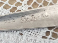 Lot de 9 petites cuillères anciennes en argent Compagnie aérienne PANAM