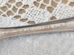 Lot de 9 petites cuillères anciennes en argent Compagnie aérienne PANAM