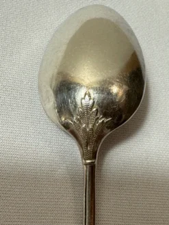 Lot de 10 petites cuillères Boulenger en métal argenté