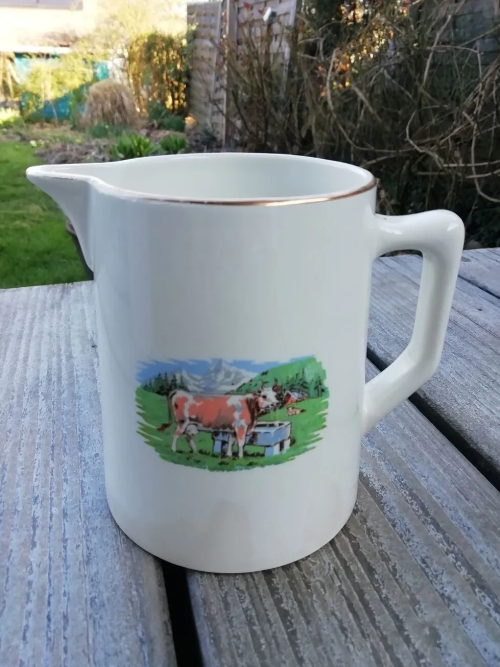 Lot de pichets blancs en porcelaine