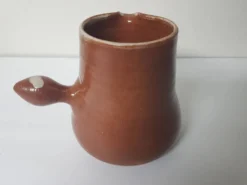 Lot de 3 Pichets / pots à lait en céramique Signé Daniel Auger (Puisaye)
