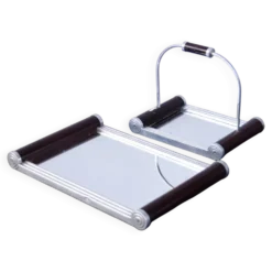 Lot de 2 plateaux de service miroir Art Déco français