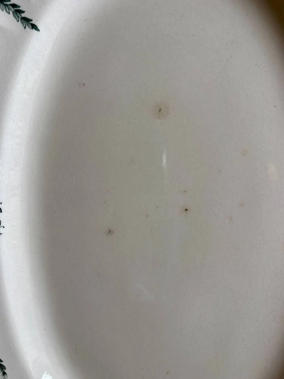 Lot de 2 plats ancien en terre de fer - Villey de Longchamp