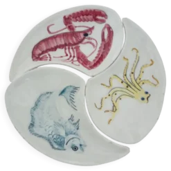 Lot de 3 plats apéritif.