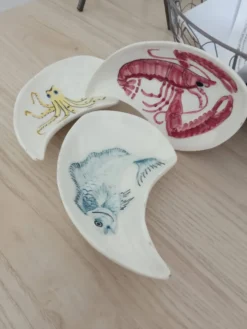 Lot de 3 plats apéritif.