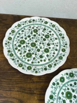 Lot de 2 plats de service ronds Rosenthal Monbijou Giscard vintage