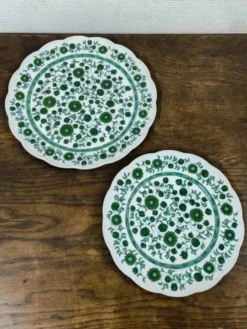 Lot de 2 plats de service ronds Rosenthal Monbijou Giscard vintage