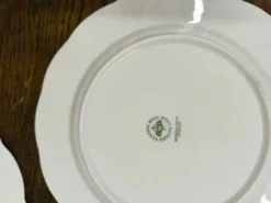 Lot de 2 plats de service ronds Rosenthal Monbijou Giscard vintage