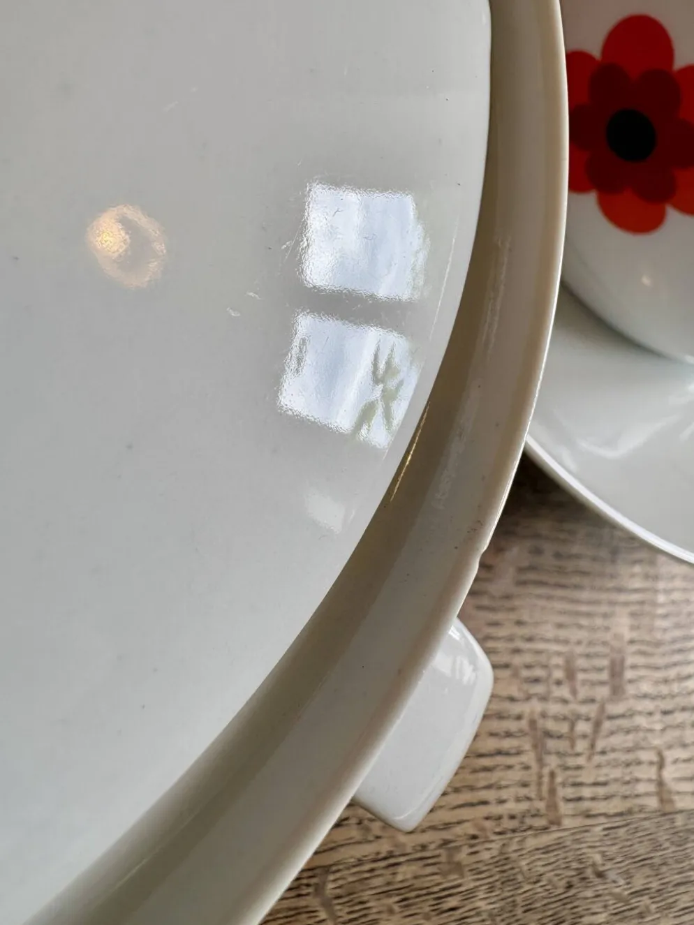 Lot de 3 plats de service vintages Scherzer Bavaria