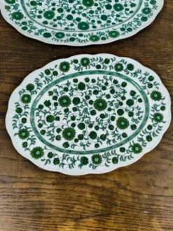 Lot de 2 plats ovales en porcelaine Rosenthal Monbijou