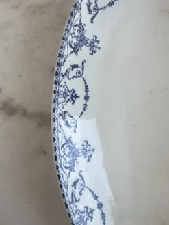 Lot de 2 plats ovales Lunéville KG — Collection Moustiers, Terre de Fe