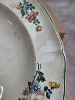 Lot de 2 plats Villeroy & Boch Mettlach 1562 – décor floral vintage