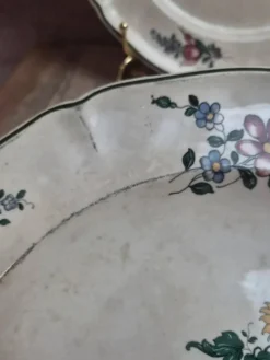 Lot de 2 plats Villeroy & Boch Mettlach 1562 – décor floral vintage
