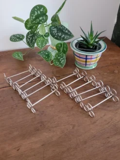 Lot de 12 porte-couteaux Cailar-Bayard argenté