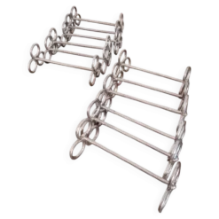 Lot de 12 porte-couteaux Cailar-Bayard argenté