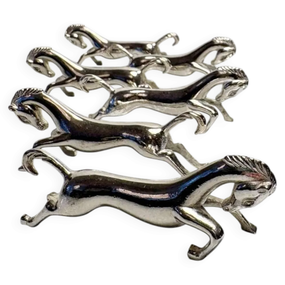 Lot de 6 porte-couteaux chevaux