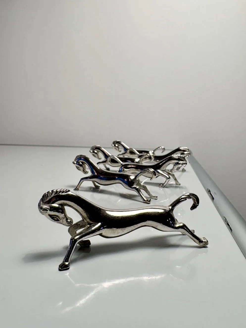 Lot de 6 porte-couteaux chevaux