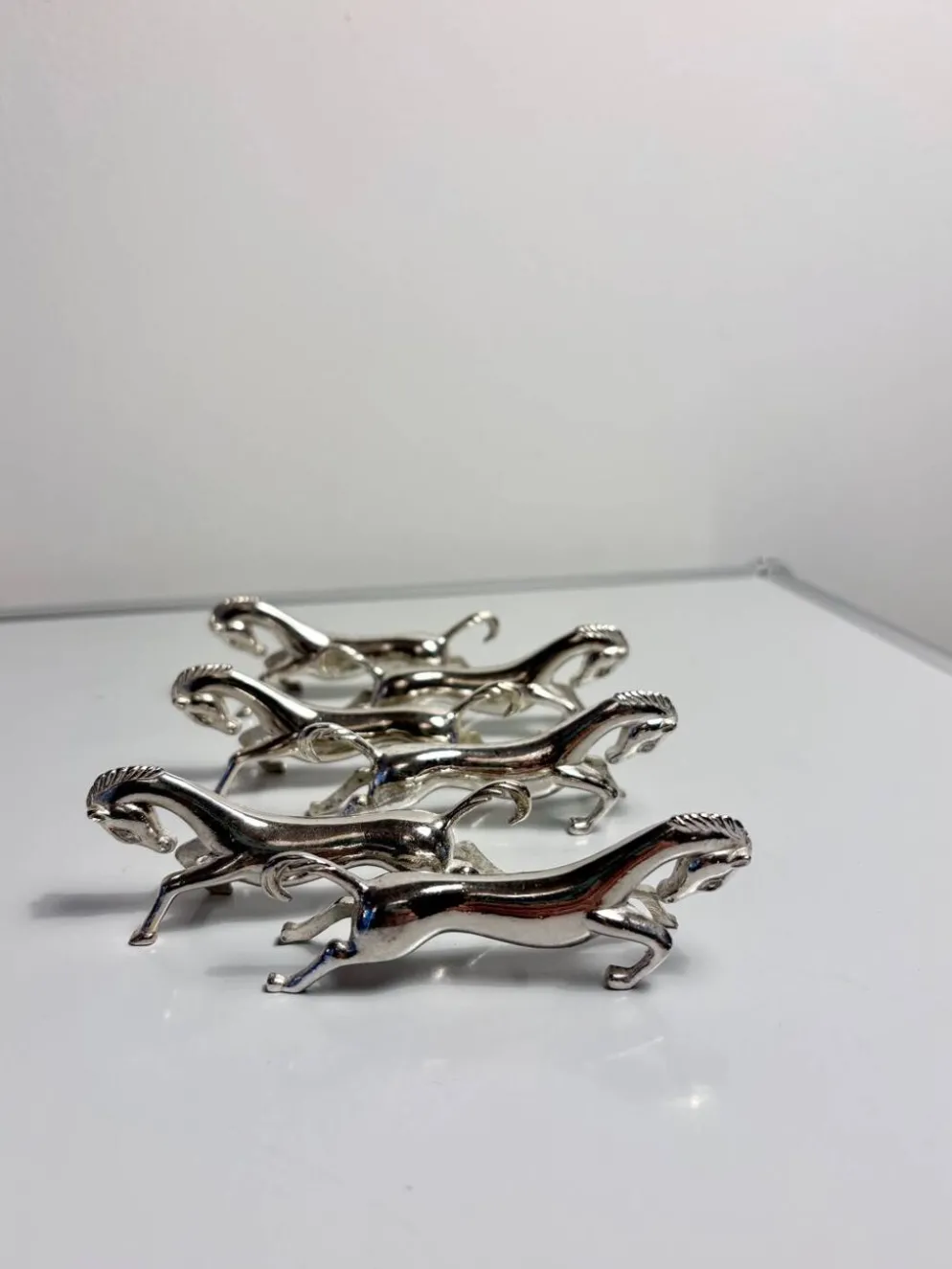 Lot de 6 porte-couteaux chevaux
