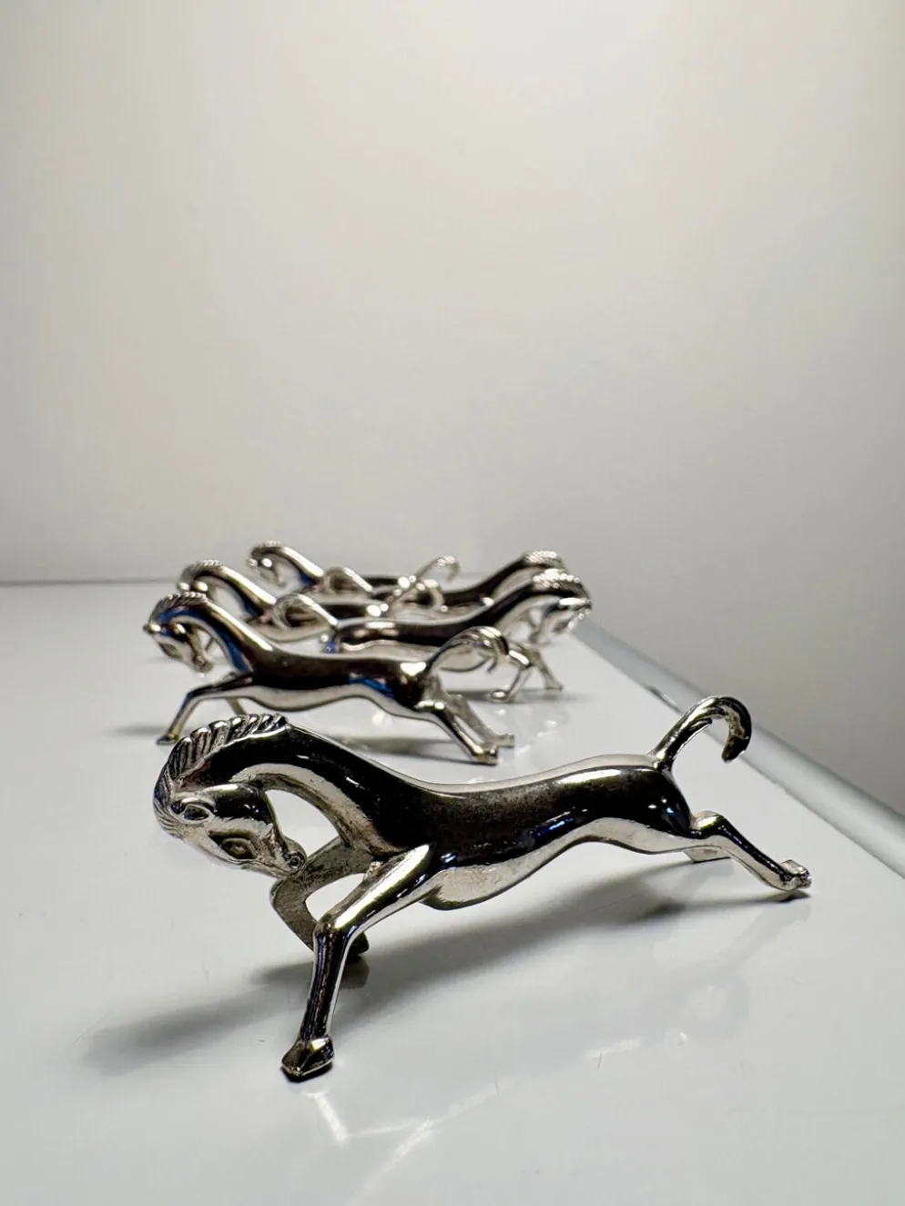 Lot de 6 porte-couteaux chevaux