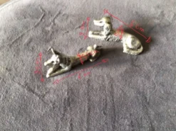 Lot de porte -couteaux chiens