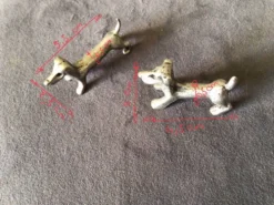 Lot de porte -couteaux chiens