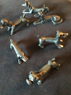 Lot de porte -couteaux chiens