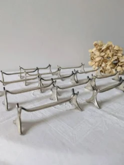 Lot de 12 porte-couteaux Christofle modèle Moderne 1912