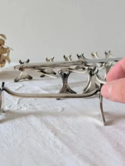 Lot de 12 porte-couteaux Christofle modèle Moderne 1912