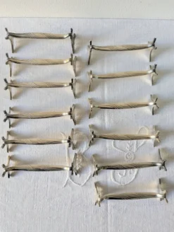 Lot de 12 porte-couteaux Christofle modèle Moderne 1912
