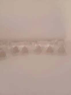Lot de 10 porte-couteaux en verre