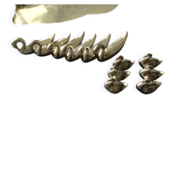 Lot de 6 porte-couteaux et six porte-noms cygnes
