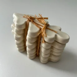 Lot de 6 porte couteaux feuille de chêne