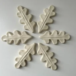 Lot de 6 porte couteaux feuille de chêne