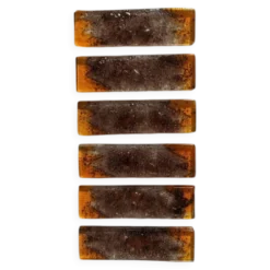 Lot de 6 porte-couteaux pâte de verre fabrication artisanale contemporain