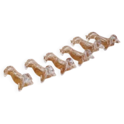 Lot de 6 porte-couteaux teckel vintage